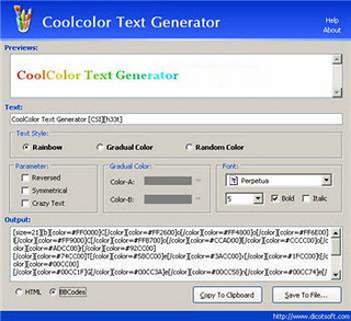 Coolcolor Text Generator