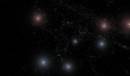 вид звездных скоплений и галактик